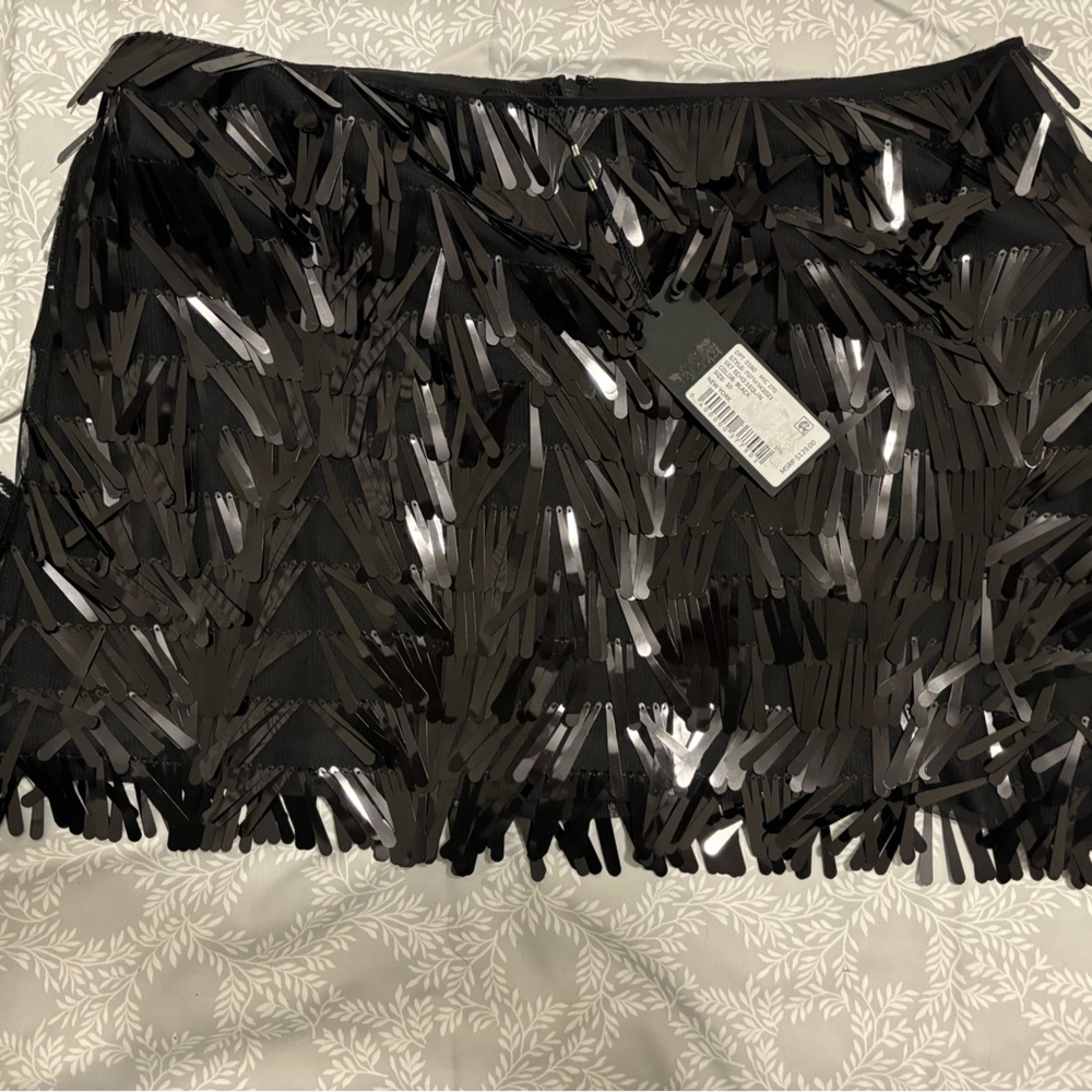 Black sequence Gianni Bin Skirt